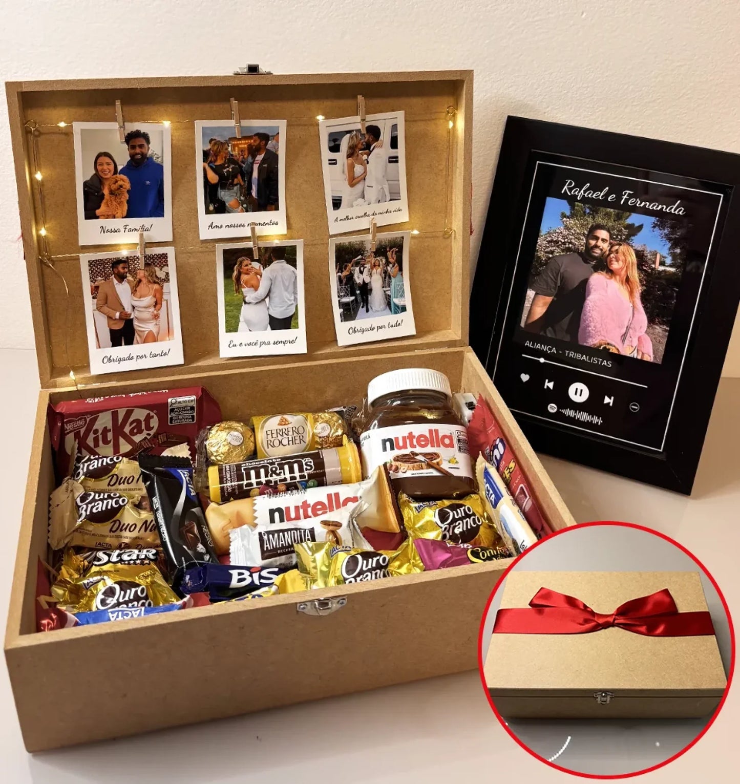 Box Love Polaroid Premium + Quadro